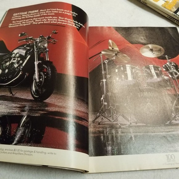 Oct. 1987 Modern Drummer Mag Narada Michael Wilson, Al Jackson, Neil Peart back - Picture 6 of 9